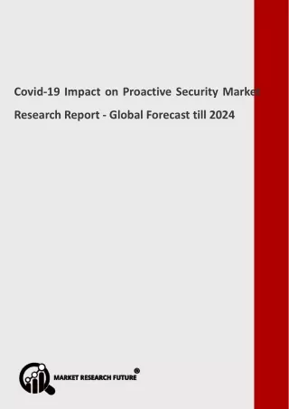 covid 19 impact on proactive security market