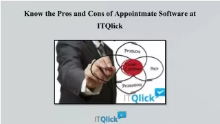 know the pros and cons of appointmate software at itqlick