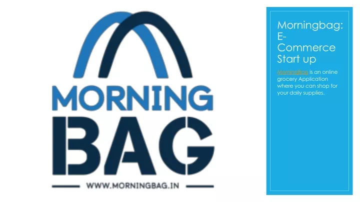 morningbag e commerce start up