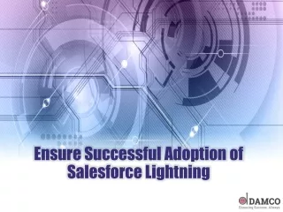 Ensure Successful Adoption of Salesforce Lightning