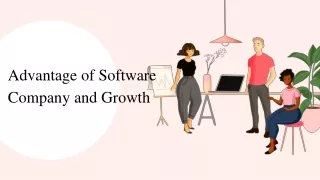 advantage of software company and growth