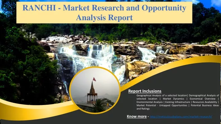 ranchi market research and opportunity analysis