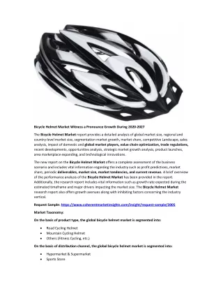 Bicycle Helmet Market with (Covid-19) Impact Analysis: Worldwide Key Industry Segments & Forecast, 2020-2027