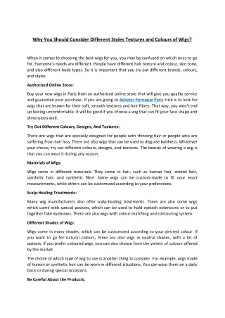 why you should consider different styles textures