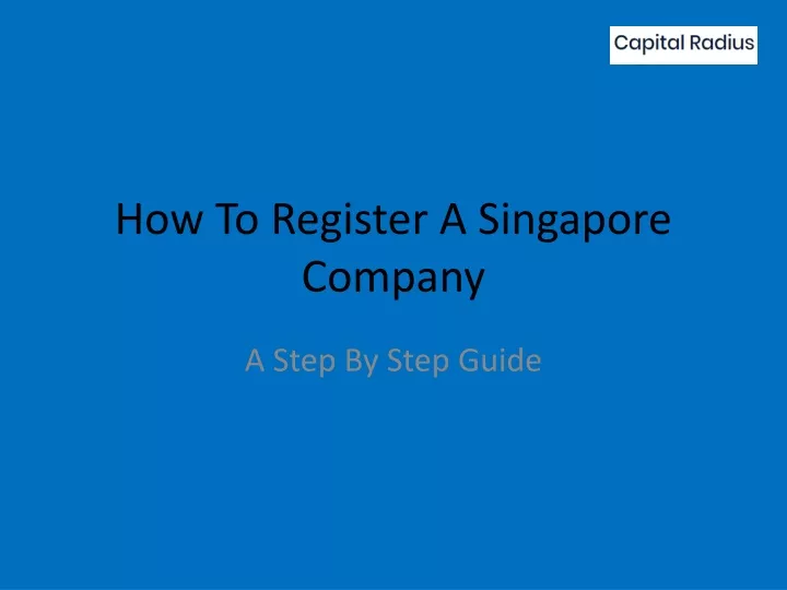 how to register a singapore company