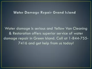 Water Damage Repair Grand Island