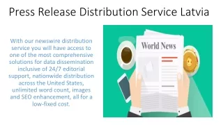 Press Release Distribution Service Latvia