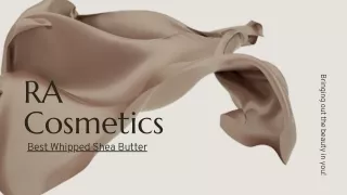 Best Whipped Shea Butter | RA Cosmetics