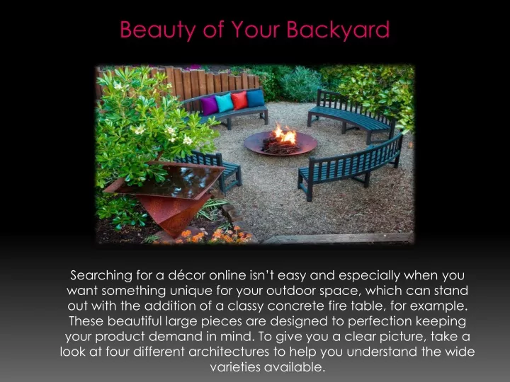 beauty of your backyard