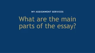my assignment services