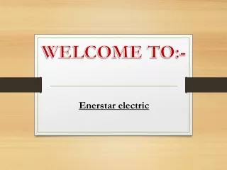 welcome to