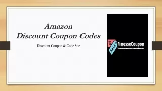 Amazon Discount Coupon Codes