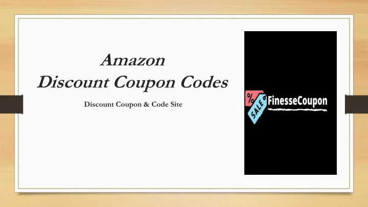 amazon discount coupon codes