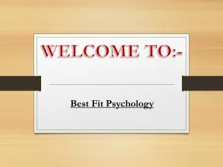 welcome to