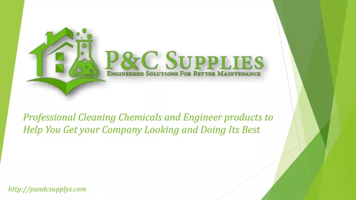 professional cleaning chemicals and engineer