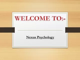 welcome to