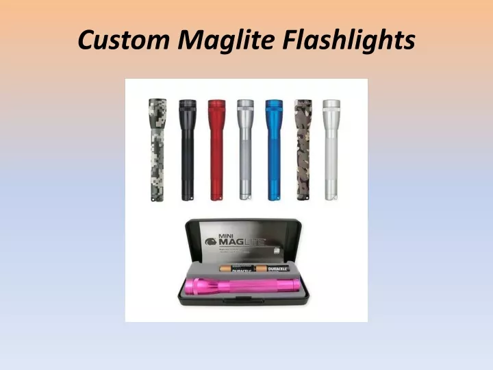 custom maglite flashlights