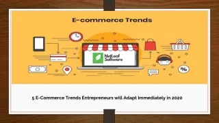 5 e commerce trends entrepreneurs will adapt