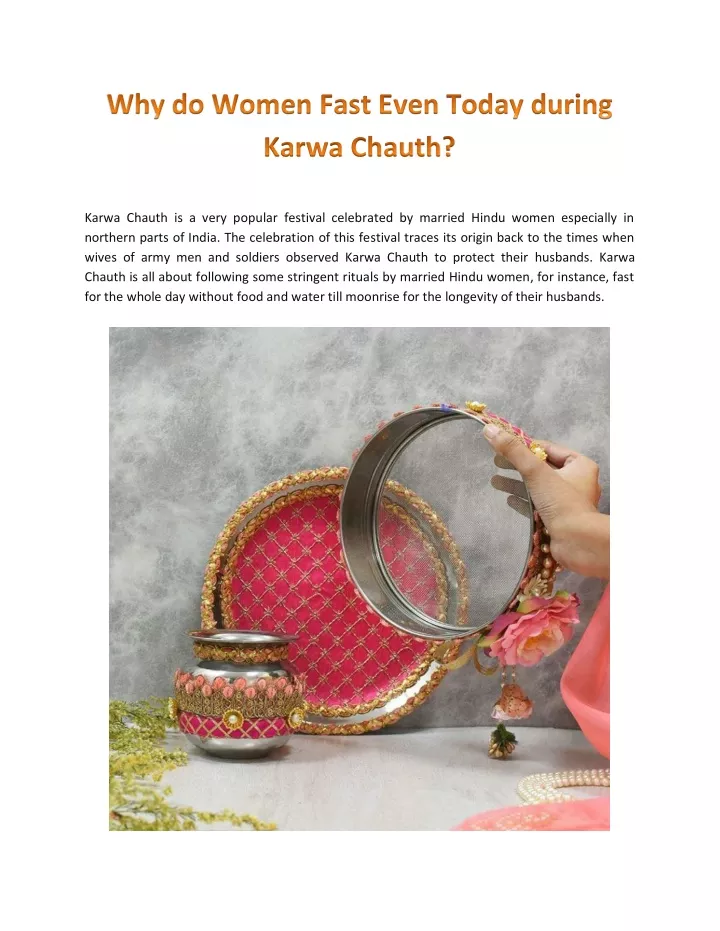 karwa chauth is a very popular festival