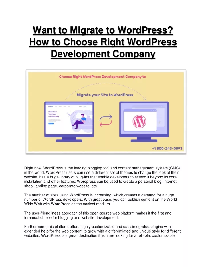 want to migrate to wordpress how to choose right