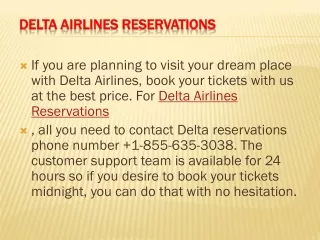 Get To Know Important Tips for Delta Airlines Reservations and Bookings