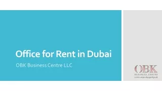 Extravagant Office Space available for rent in Dubai, UAE