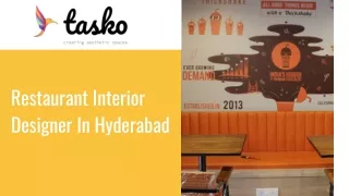 Restaurant Interior Designer in Hyderabad - TASKO
