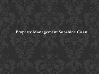 Property Management Sunshine Coast