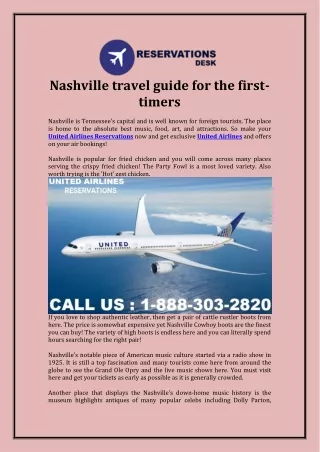 nashville travel guide for the first timers