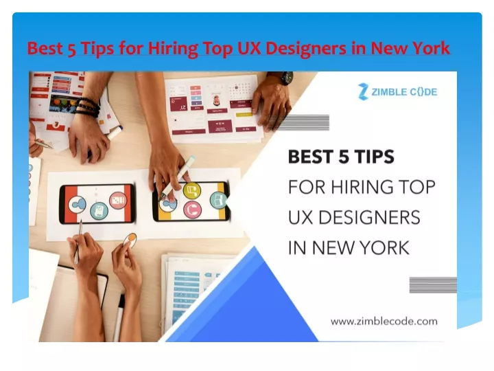 best 5 tips for hiring top ux designers in new york