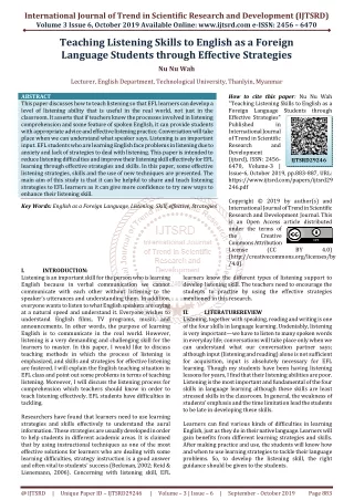 international journal of trend in scientific
