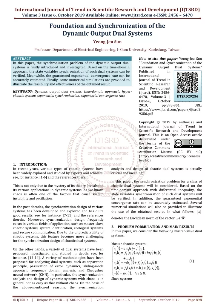 international journal of trend in scientific