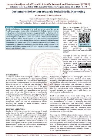 international journal of trend in scientific