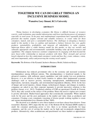 journal of the international academy for case