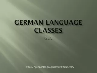 German Language Classes in Pune | Best Institute - GLC