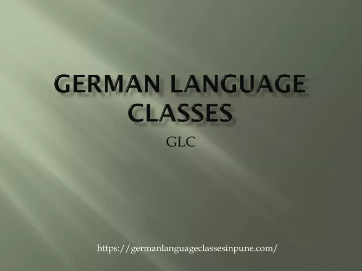 german language classes