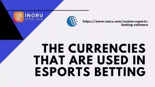 The currencies that are used in esports betting