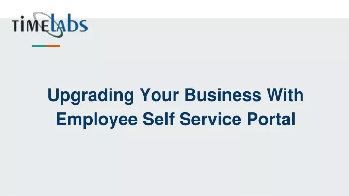 upgrading your business with employee self service portal