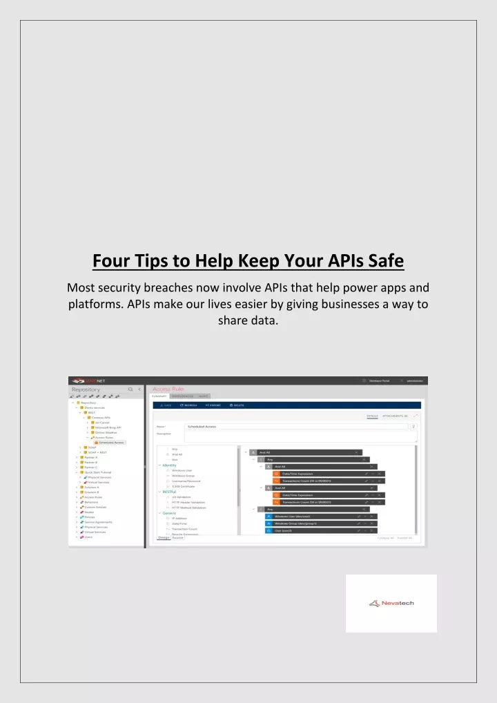 four tips to help keep your apis safe