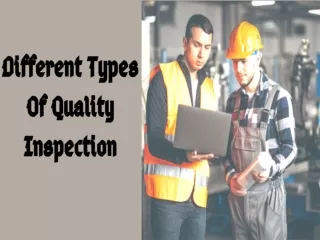 Different Types Of Quality Inspection