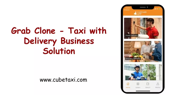 grab clone taxi with delivery business solution