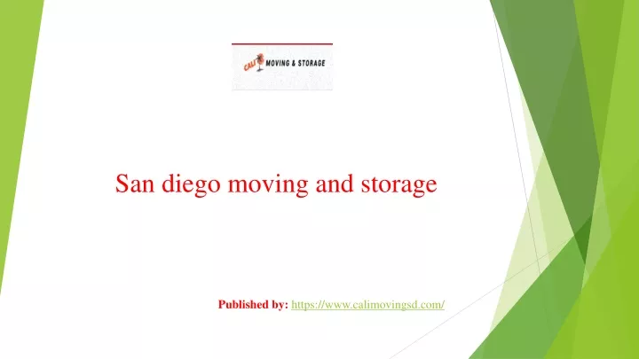 san diego moving and storage