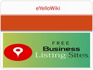 eYelloWiki - Free Business Submission