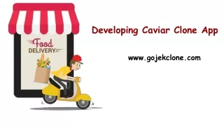 developing caviar clone app