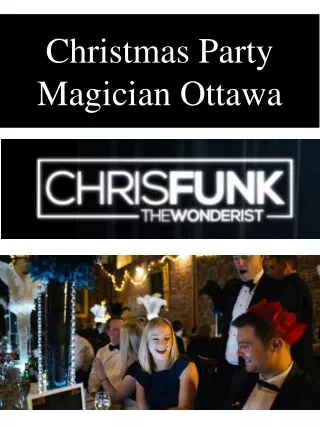 christmas party magician ottawa