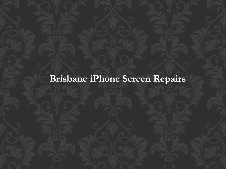 brisbane iphone screen repairs
