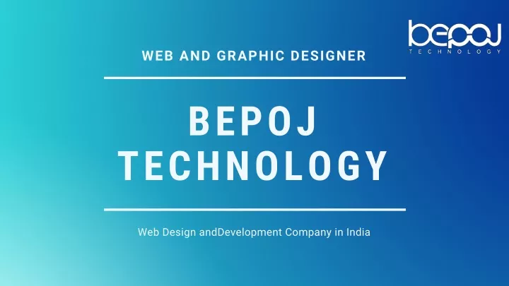 web and graphic designer