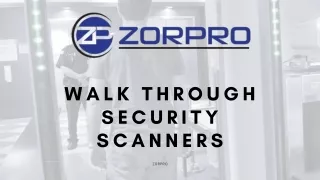 Walk Through Security Scanners