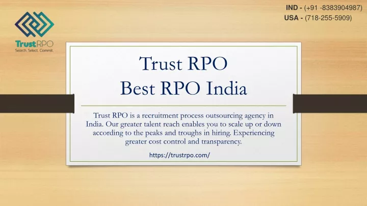 trust rpo best rpo india