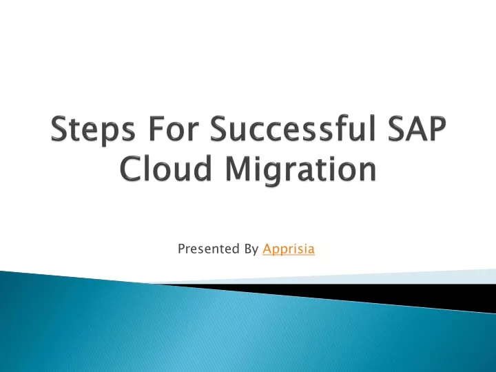 steps for successful sap cloud migration